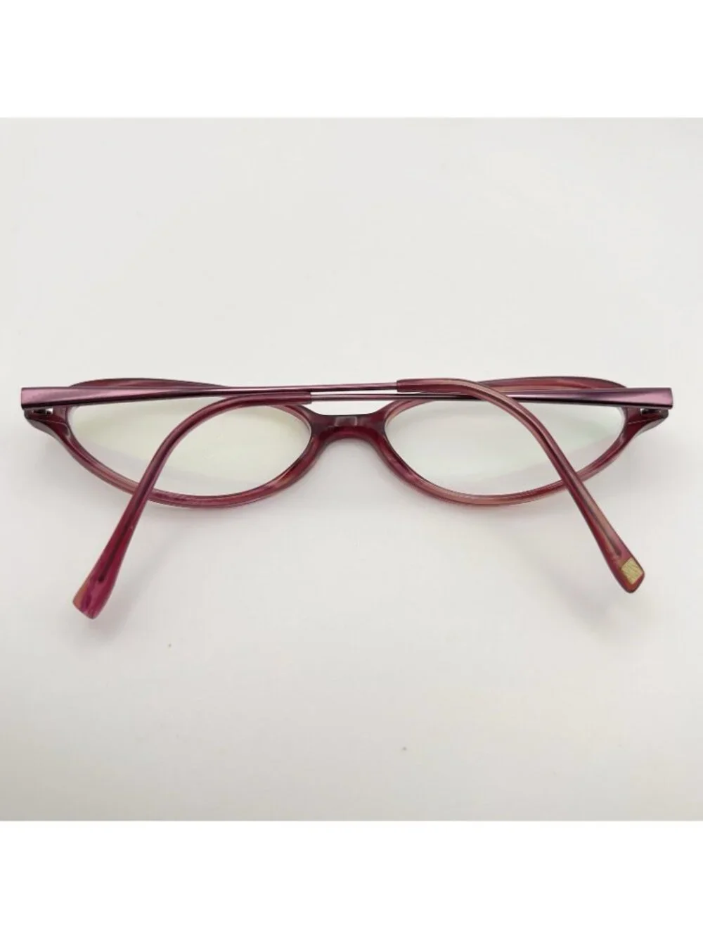 Vera Wang V47 FU Eyeglass Frames Women's Full Oval Pink Mauve 52-15-135 Italy